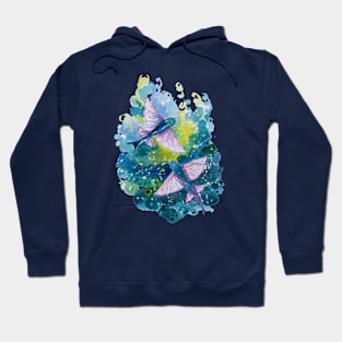 Flying fishes Hoodie